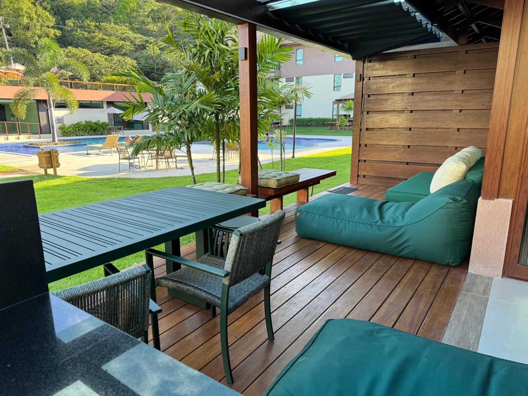 Appartamento Flat+Deck Ao Lado Da Igrejinha Praia dos Carneiros Esterno foto
